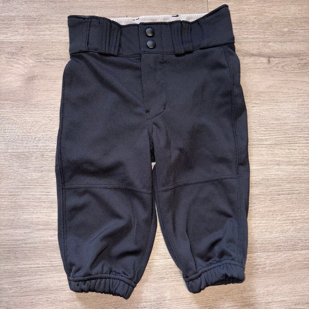 Champro Youth XS Black Baseball Pants Knicker Style Elastic Ankle Double Knee